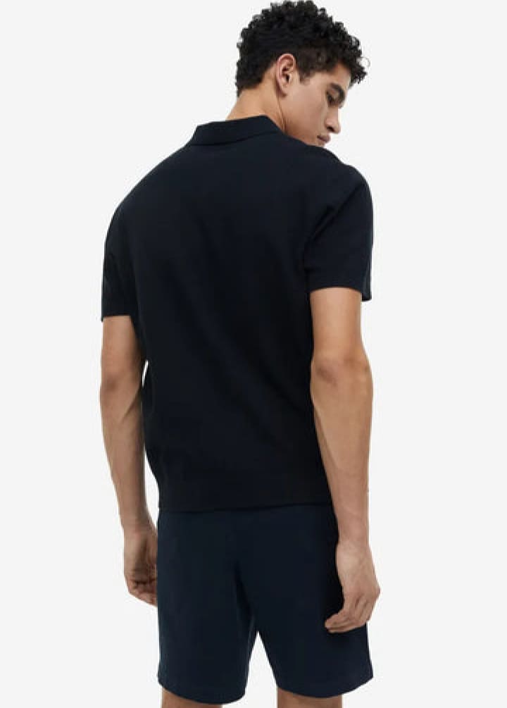 Winter Knit Polo Shirt
