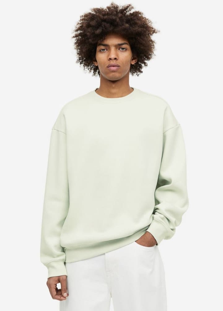 Fair Isle Loose Fit Sweatshirt