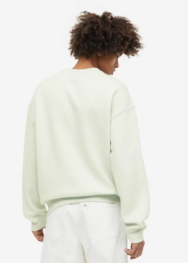 Fair Isle Loose Fit Sweatshirt