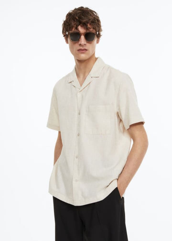 Party Linen-blend Shirt